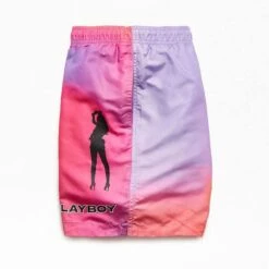 Playboy By PacSun Rainbow 17" Swim Trunks -Best Clothing Store 0150250500032NEW 02 054