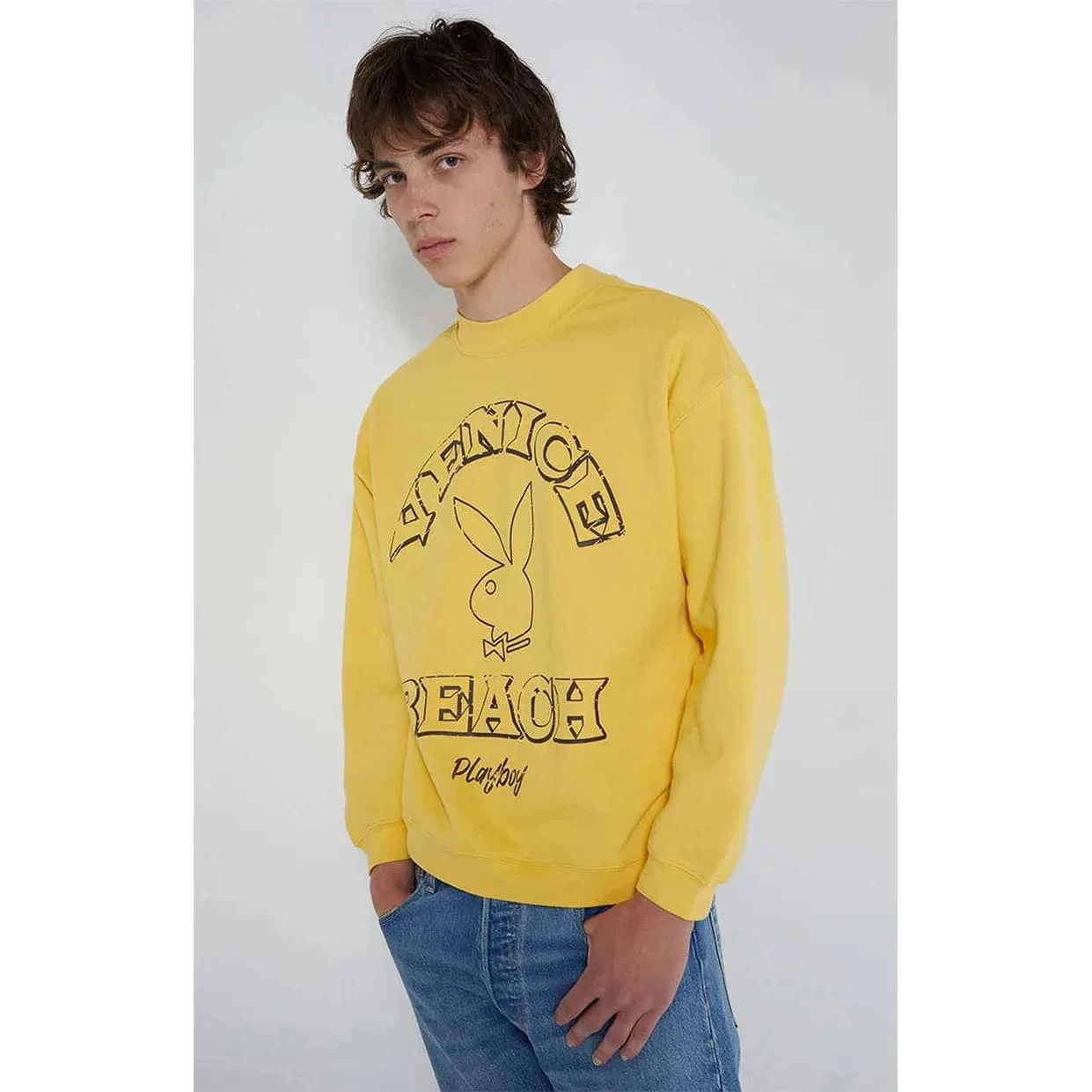 PB VENICE BEACH CREWNECK Yellow 3 PB VENICE BEACH CREWNECK Yellow
