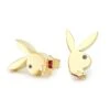 Fancy Bunny Earring Studs -Best Clothing Store 019EarringsYG2 bcb81a72 c440 490d 9495 e4d3f9e01581