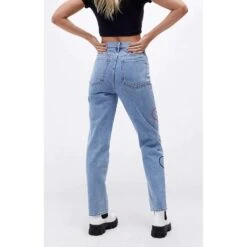 Women's Baggy Bunny Heart Denim Pants Amore 11 Women's Baggy Bunny Heart Denim Pants Amore -Best Clothing Store 0860454210149NEW 02 349 30cab830 54b5 4287 9ef2 2cf4bed2865a