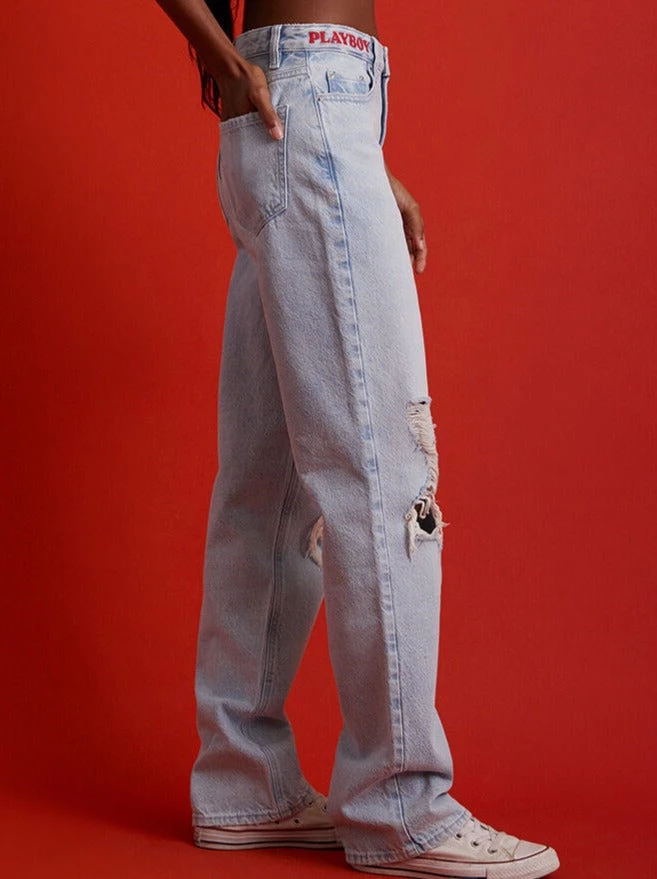 Women's Cloud Nine Boyfriend Denim Pants 9 Women's Cloud Nine Boyfriend Denim Pants - Image 7