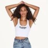 Established In 1953 Racerback Tank -Best Clothing Store 08 538758 6863300493409 RIB RACERBACK CROP TANK WHITE 35678 A WEBSIZE ec679f29 32c0 4466 bf27 e4085444b3a9