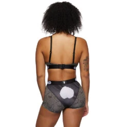 Women's Playmate Boy Short -Best Clothing Store 1224T1013 BLK 3 w1 c944dc35 eb07 42f0 9f0d 77d7fa162066