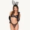 The Icon Bunny Ears -Best Clothing Store 27 542314 6918100385889 ICON BUNNY EARS BLACK 4094