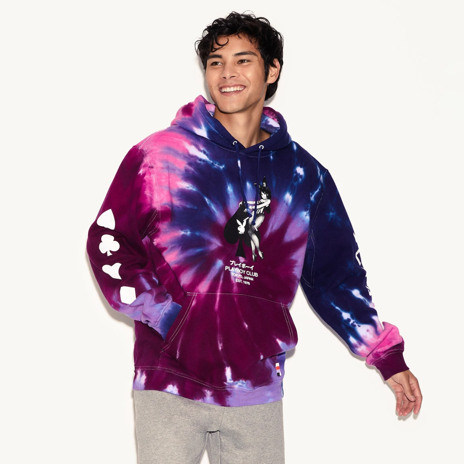 Ace Of Spades Tie Dye Hoodie - Image 6