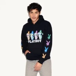 March 2019 Playmate Miki Hamano Repeating Bunny Hoodie -Best Clothing Store 518641 6694014287969 MARCH 2019 PLAYMATE MIKI HAMANO REPEATING BUNNY HOODIE BLACK 7104 447ea501 c93e 4875 a16a a18716803e3f