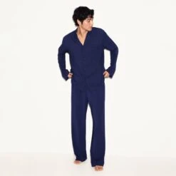 Men's Classic Sleep Set, Navy -Best Clothing Store 535821 6875554644065 MENS CLASSIC SLEEP NAVY 5684 9c324142 6ef8 4658 87dd 80dc4ebfe094