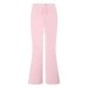 Women's Pointelle Logo Flare Pants -Best Clothing Store 536776 6857980346465 BOUQUET POINTELLE FLARE PINK SHIRT BLACK SHIRT BLACK8 18d21a60 714b 4037 b334 fdc681ac868b