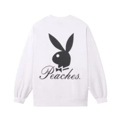 Playboy X Peaches Script Crewneck
