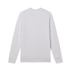 Bunny Basics Crewneck, Light Grey -Best Clothing Store 542682 6926183956577 BUNNY BASICS CREWNECK LIGHT HEATHER DTL BACK