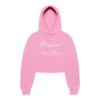 Playmate Of The Year Hoodie - Pink / White Print