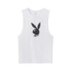 Rabbit Head Muscle Tank -Best Clothing Store 6927219818593 MENS MOTO TANK WHITE 02
