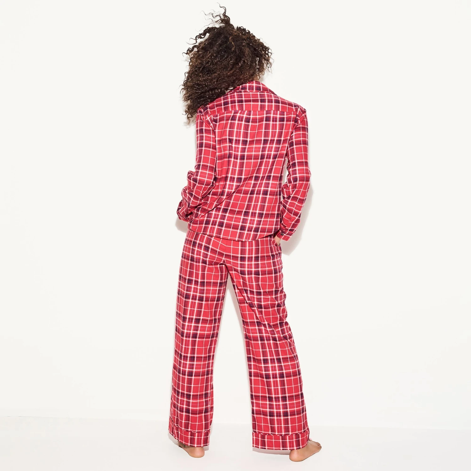 The Flannel Sleep Pajama Pant, Red Plaid - Image 5
