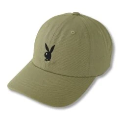 Adjustable Rabbit Head Logo Hat -Best Clothing Store AdjustableRabbitHeadLogoHatOlive2