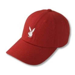 Adjustable Rabbit Head Logo Hat -Best Clothing Store AdjustableRabbitHeadLogoRed2