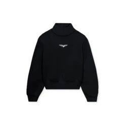 Women's Aviation Wings High Neck Cropped Sweatshirt