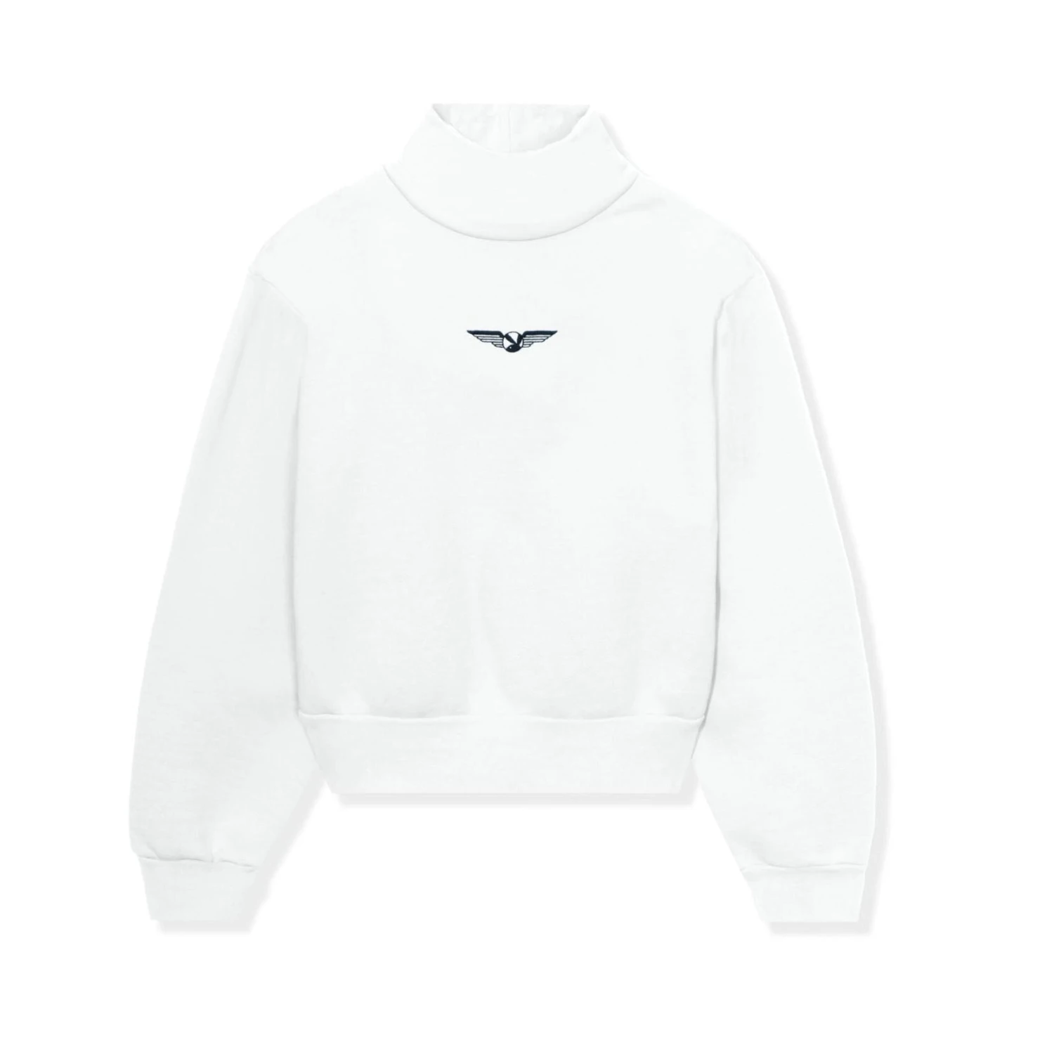 Women's Aviation Wings High Neck Cropped Sweatshirt 6 Women's Aviation Wings High Neck Cropped Sweatshirt - Image 4