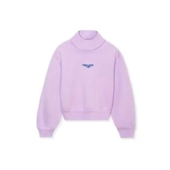 Women's Aviation Wings High Neck Cropped Sweatshirt 12 Women's Aviation Wings High Neck Cropped Sweatshirt -Best Clothing Store BIgBunny Cropped High Neck Mauve 001 3f6389c3 afc4 43b4 acec 15e8fc5980dd