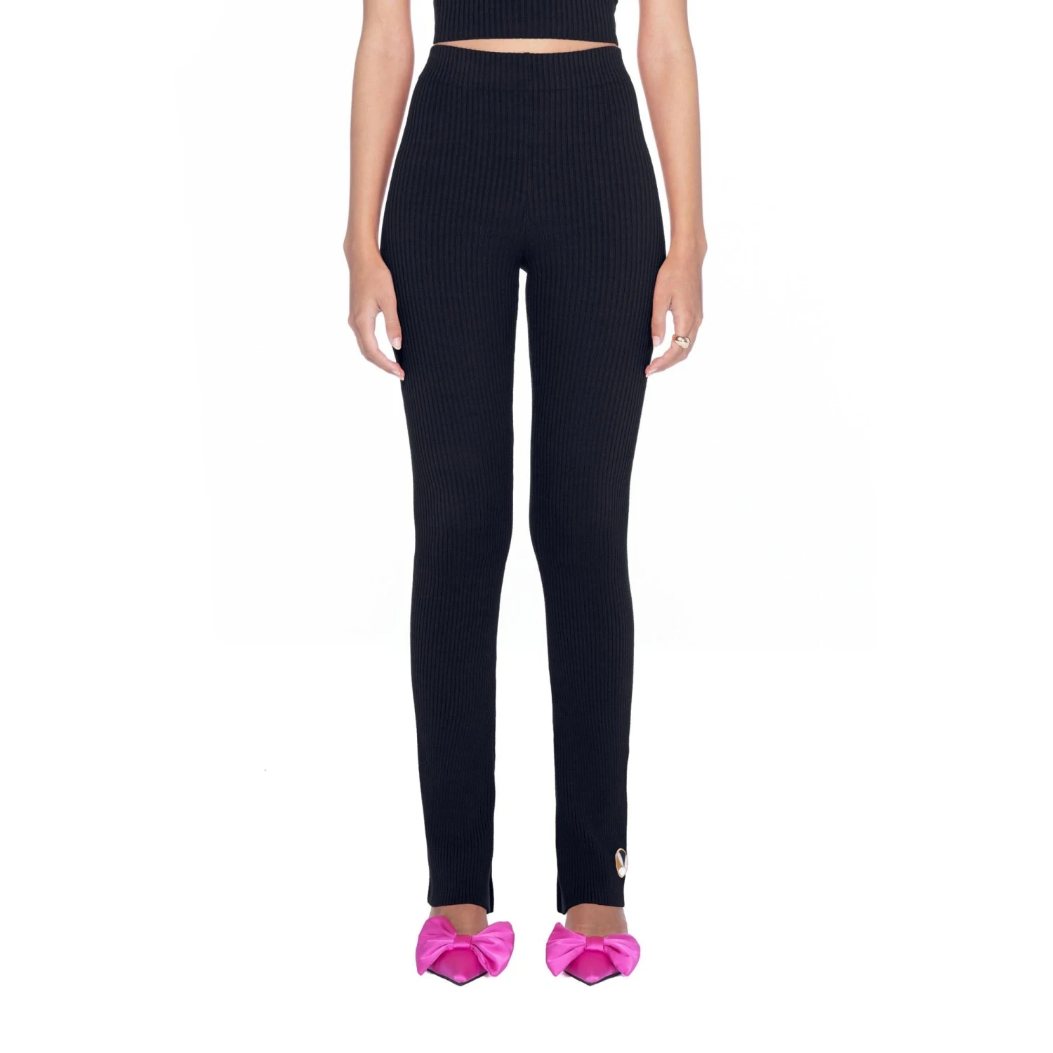 Women's Flared Ribbed Leggings 9 Women's Flared Ribbed Leggings - Image 7