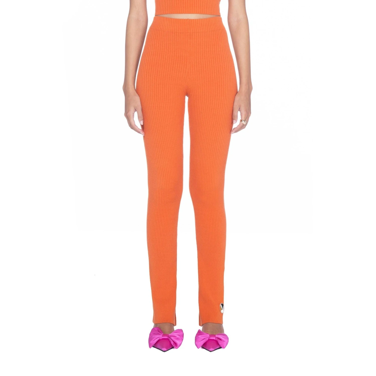 Women's Flared Ribbed Leggings 3 Women's Flared Ribbed Leggings