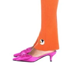 Women's Flared Ribbed Leggings 18 Women's Flared Ribbed Leggings -Best Clothing Store BIgBunny Flared Leggings Rust 004