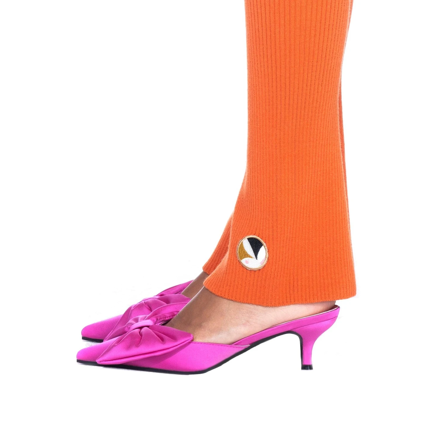 Women's Flared Ribbed Leggings 7 Women's Flared Ribbed Leggings - Image 5