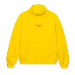 Aviation Wings High Neck Sweatshirt -Best Clothing Store BIgBunny High Neck Mustard 001 w1 12043eac b0d5 47b7 8f94 495449c9437a