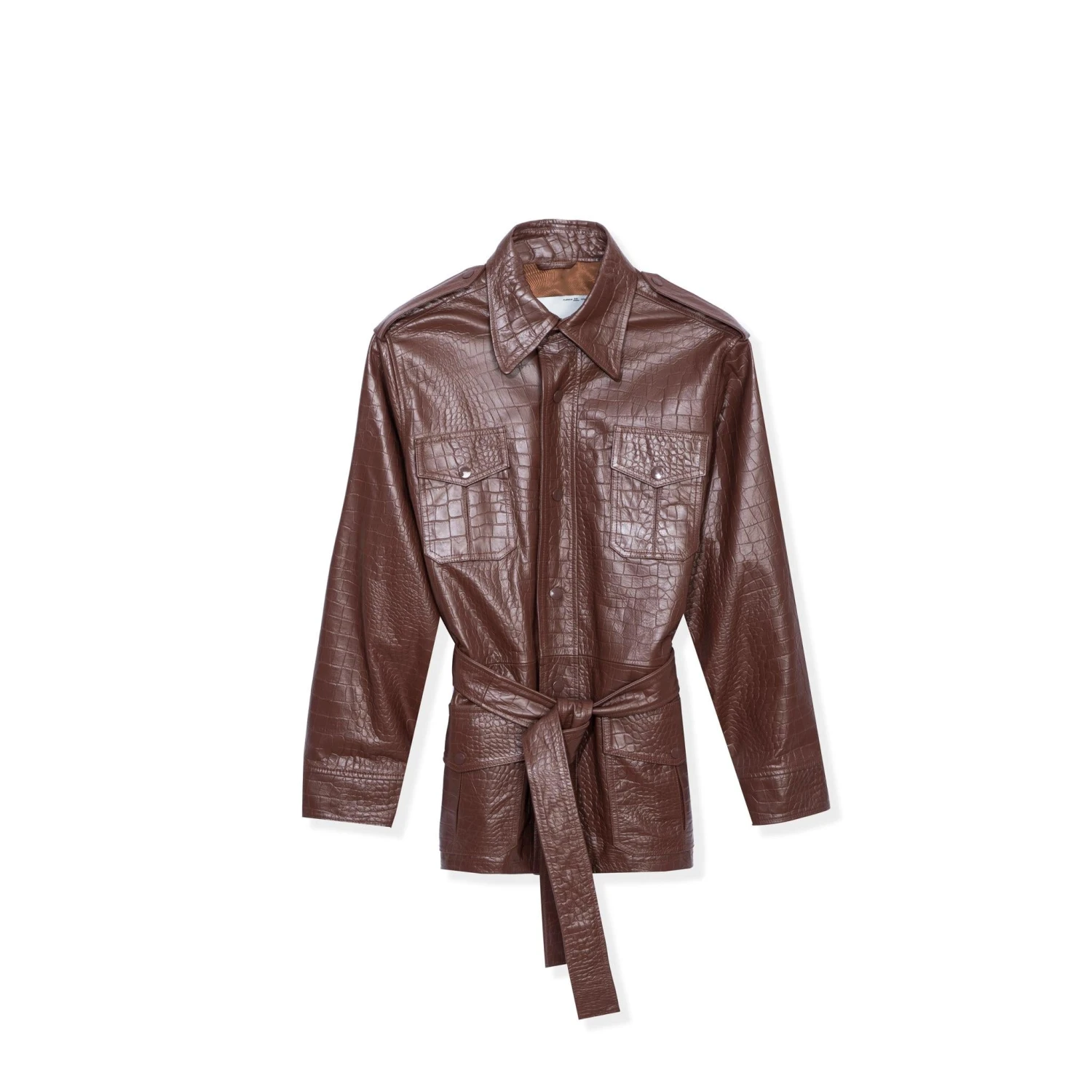 Crocodile Leather Safari Jacket 5 Crocodile Leather Safari Jacket - Image 3