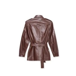 Crocodile Leather Safari Jacket 13 Crocodile Leather Safari Jacket -Best Clothing Store BIgBunny Safari Jacket Chocolate 002 cbb33658 6257 4d4a b923 59e12b85c39e