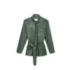 Leather Safari Jacket -Best Clothing Store BIgBunny Safari Jacket Moss 001
