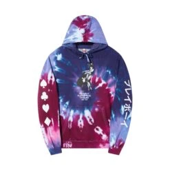 Ace Of Spades Tie Dye Hoodie