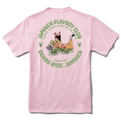 Jamaica Flower Girl Tee -Best Clothing Store FlowerGirlPinkBack