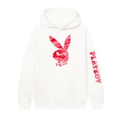 Hare Camo Hoodie -Best Clothing Store HAREDCAMO PINKBONEHOODIE FRONT
