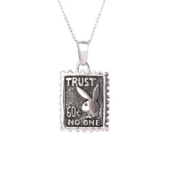 Trust No One Necklace -Best Clothing Store IMG 2085 Edit