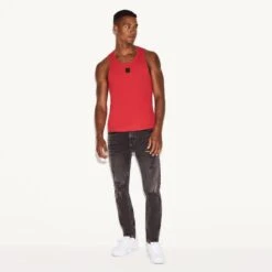The Skinny Jean Grey Destroy -Best Clothing Store M10 537468 MENS ESSENTIAL RIB TANK CHERRY 73001 0a036849 779b 499b b1f8 5e28aee9223a