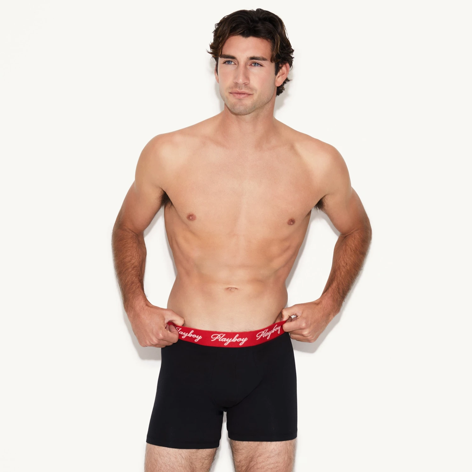 The Basics Men's Boxer Brief Black 3 The Basics Men's Boxer Brief Black