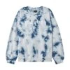 Women's Crystal Tie-Dye Crewneck 2 Women's Crystal Tie-Dye Crewneck -Best Clothing Store PB Crystal Dye CrewBlue Tie Dye 01 1