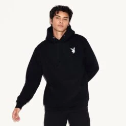 Jan 1989 Cover Hoodie -Best Clothing Store PBD M14 J1989CC BLK MD 4853178695777 JAN 1989 COVER HOODIE BLACK 6468