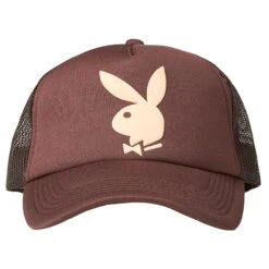Playboy X Pleasures Bunny Trucker Hat -Best Clothing Store PBHEADWEAR3647