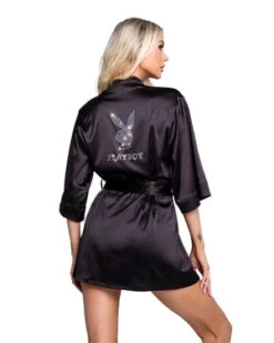 PLAYBOY SPARKLING BUNNY ROBE -Best Clothing Store PBLI101 Back 300x 6a6069d3 b473 49eb b553 d8b162d2b386