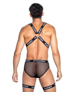PLAYBOY MENS DARK ROOM SUSPENDER SET -Best Clothing Store PBLI135 PBLI136 Back