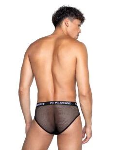 PLAYBOY MENS DARK ROOM BRIEFS -Best Clothing Store PBLI137 Back