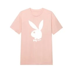 Classic Rabbit Head T-Shirt -Best Clothing Store PB LOGO PINK