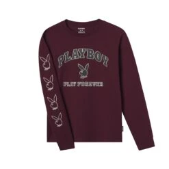 Men’s Play Forever Long Sleeve T-Shirt -Best Clothing Store PB MENS PLAY FOREVER LONG SLEEVE SHIRT BURUNDY 001 769dfed8 8d06 4cab a822 37bbf7f39603