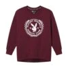 Women's Campus Varsity Crewneck -Best Clothing Store PB WOMENS CAMPUS VARSITY CREWNECK MAROON 001