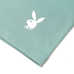 Women's Active Tie Ruched Bike Shorts -Best Clothing Store PLAYBOY ACTIVE RECYCLED RUCHED CHANNEL CYCLING SHORT GREEN 04 7981715f 3d75 4d05 90dd 45c930fb2ccb