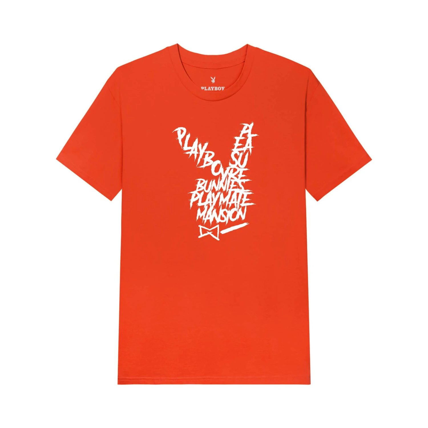 Graffiti Rabbit Head T-Shirt Orange 3 Graffiti Rabbit Head T-Shirt Orange