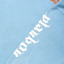 Women's Playboy Forever Hoodie -Best Clothing Store PLAYBOY PACSUN BLUE COLD SHOULDER SWEATSHIRT ORANGE DETAIL 04 a1461615 2ce0 432a b3fe b5d3149ddecb