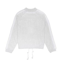 Women's Bunny Bomber Jacket -Best Clothing Store PLAYBOY PACSUN GREY WHITE BUTTON UP JACKET 02