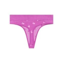Women's Bunny Seamless Thong -Best Clothing Store PLAYBOY PB BUNNY SEAMLESS THONG DEEP ORCHID 01